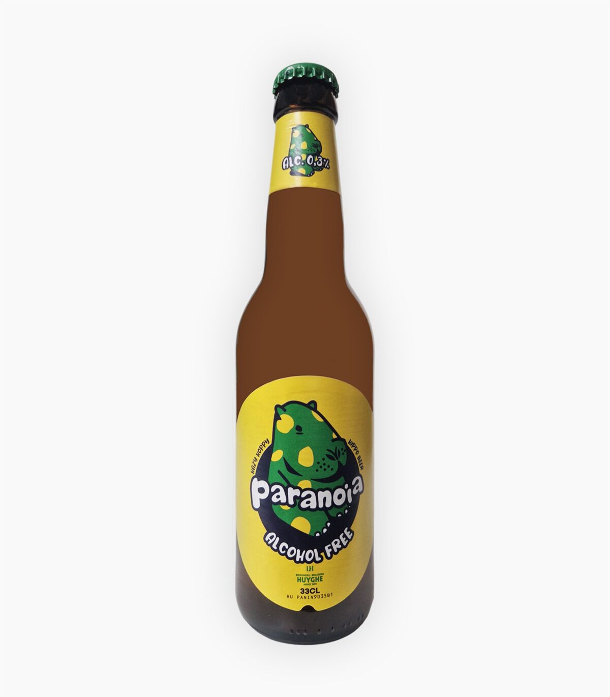 HUYGHE PARANOIA HAZY HOPPY HIPPO ALCOHOL FREE 2 HUYGHE PARANOIA HAZY HOPPY HIPPO ALCOHOL FREE